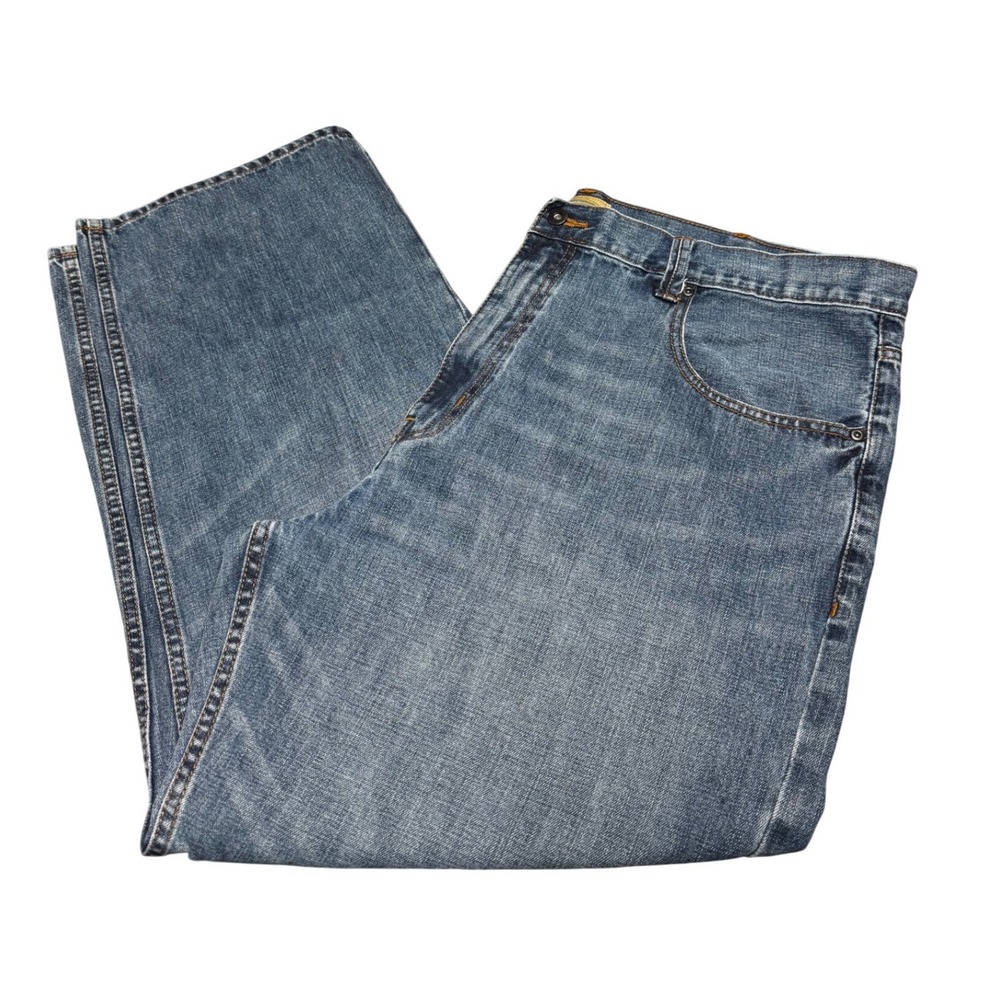 The Foundry Supply Co Jeans Mens 44x30 Blue Medium Wash Straight Leg 100% Cotton - Picture 2 of 9